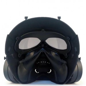 Маска защитная Skull Anti-Bio Style М10 BK (с вентиляторами) черная